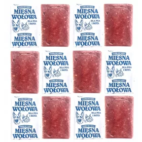  20kg SMRZNUTO MESO 100% GOVEĐINA ZA PSE BARF KOCKA