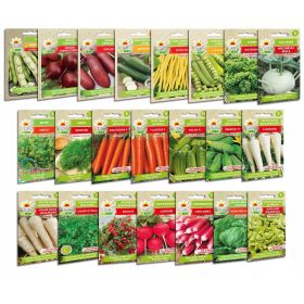 Zestaw organskog vrta sa 22 paketića sjemenki za početak