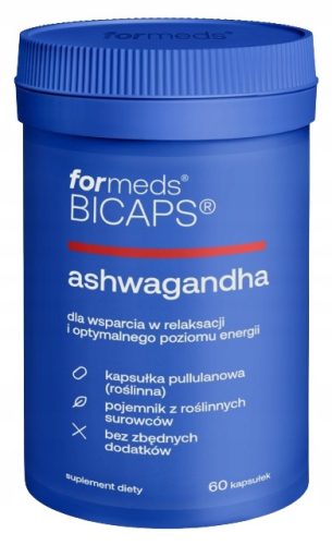 ForMeds BICAPS ASHWAGANDHA - 60 kapsula za opuštanje i održavanje energije