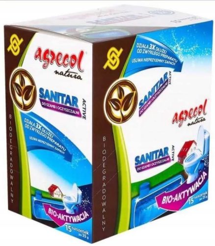 AGRECOL NATURA SANITAR ACTIVE pripravak za septičke jame, 15 x 25 g