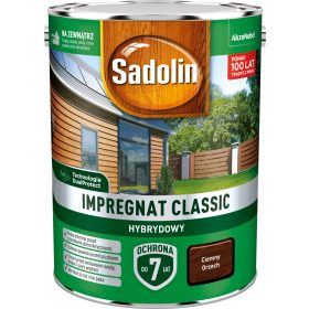    Hibridna impregnacija za drvo Sadolin Classic tamni orah 4,5 l