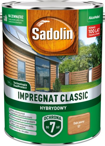  Impregnacija za drvo Sadolin 5327526 svijetli hrast 4,5 l