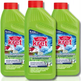   Preparat za uklanjanje začepljenih cijevi KRET BIO Gel za cijevi 3x500g