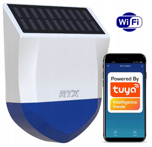 Syrena Zvjezdana Alarmna Sirena Solarna Baterija WiFi TUYA