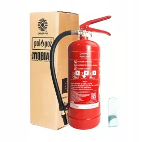   Aparat za gašenje požara prahom 4kg GP4x ABC, vješalica, ateste