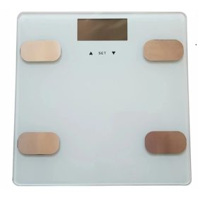   Hoffen analitička kupaonska vaga s funkcijom analize tijela BFS-2338 BIJELA