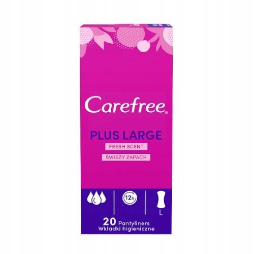Carefree Plus Large Higijenski Ulošci s Svježim Mirisom, 20 kom