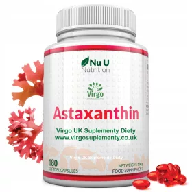 Nu U Nutrition Astaksantin 12 mg - 180 mekih gel kapsula