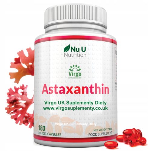 Nu U Nutrition Astaksantin 12 mg - 180 mekih gel kapsula