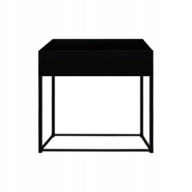   Vrtna posuda - Kamberg saksija za cvijeće 90 cm x 20 x 80 cm crna metalna