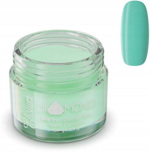 ELISIUM DIJAMANTNI 2-u-1 Puder - titanij/puder za titanijevi manikir - Morsko Zeleni DG806 23g