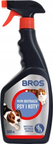 BROS tekućina za odbijanje pasa i mačaka 500 ml + DABSTER.PL JEDNOKRATNE HDPE RUKAVICE 2 kom.