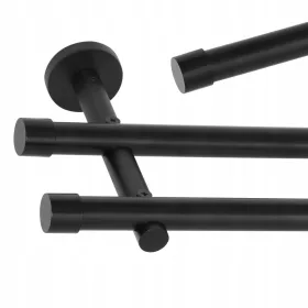 Dvostruki zavjesni štap 19 mm + 19 mm 150 cm