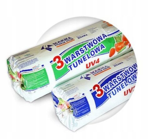 Tunelska folija UV4 6x33m Marma - Visoka kvaliteta za zaštitu vrtova i usjeva od štetnih vanjskih utjecaja! Folia sa 3 sloja pruža izvrsnu mehaničku izdržljivost i elastičnost zahvaljujući tehnologiji