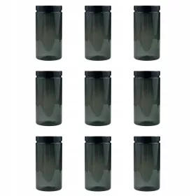 EMCOR Prozirni Antracitni Plastični Posuda 1500 ml x9