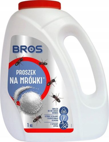 BROS prah protiv mrava 1 kg 1000 ml + DABSTER.PL JEDNOKRATNE HDPE RUKAVICE 2 kom
