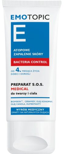EMOTOPIC S.O.S. MEDICAL - Prirodna Pomoć za Kožu Lica i Tijela, 30 ml