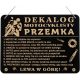  VELIKA tabla DEKALOG MOTOCIKLISTA, ugraviran poklon