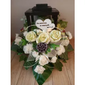 Lampion Cvijeće za grob SET buketa