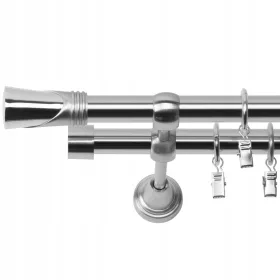  Dupli karniš 19 mm + 19 mm 240 cm