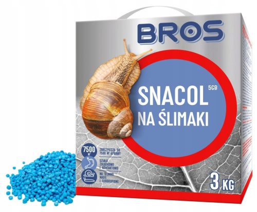 BROS SNACOL 5GB - Učinkovit granulirani preparat za suzbijanje puževa