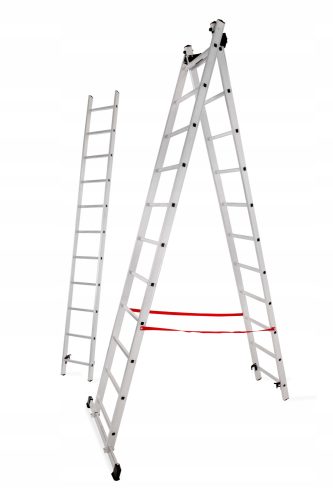 Ljestve Drabina 8,05 m aluminijske 3 x 11 do 150 kg