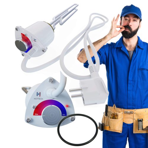 BOJLER GRIJAČ SA TERMOSTATOM 3kW 3000W 6/4'' INOX 370mm