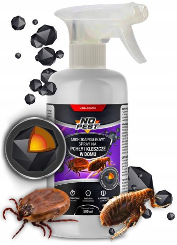 Sredstvo protiv insekata - Raspršivač, aerosol protiv krpelja i buha No-Pest 500 ml