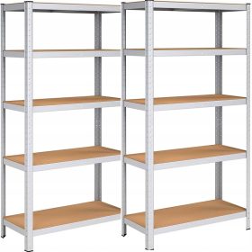   Metalna skladišna polica za garažu i podrum 180 x 90 x 30 cm