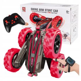   Twister C500 Crveno-Crni RC Stunt Automobil s Dvostrukim Upravljanjem