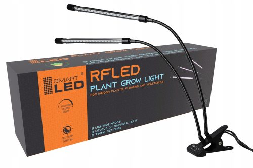 GROW Trostruka LED lampa za uzgoj biljaka 40 LED 10W