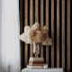 Tapeta za dnevnu sobu Drvene Lampe Imitacija 3D Ploča