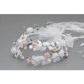 Vijenac za prvu pričest roza Koczek 015