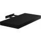 Polica za zid STILISTA MDF 110 x 23,5 cm crna