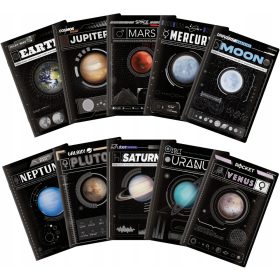 A5 Astronomski Zeszyt s Mrežom i Margina, 60 Listova