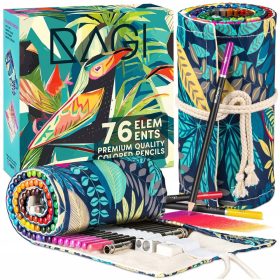 Ragi kreda set za crtanje s priborom, 76 elemenata