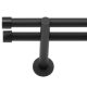 Dvostruki metalni karniš 220 cm 19+19 mm - Loft 5 boja na izbor