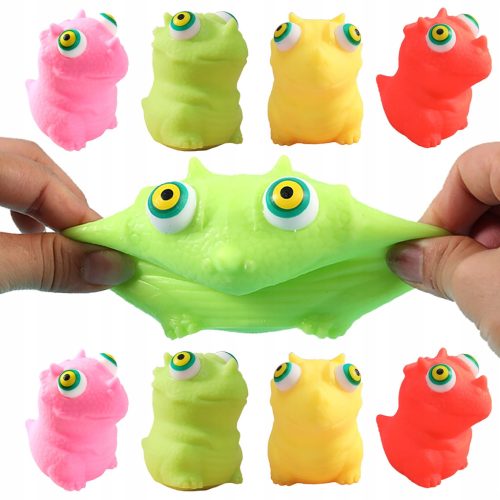 12x GNIOTEK PJENA ANTI-STRES DINOSAURUS SENZORIČNA ŠALIJA U BOJI