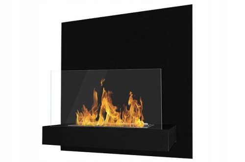 Biokamin Globmetal TRADE za vješanje, dimenzija 45 x 47 x 17 cm u crnoj boji