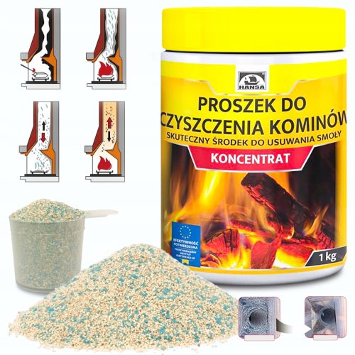 Hansa Proszek za čišćenje komina od smole i čađe 1kg
