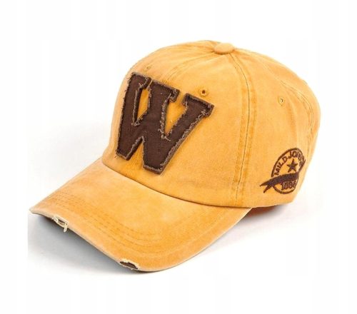 Crvena bejzbol kapa "W" u vintage stilu