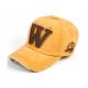 Crvena bejzbol kapa "W" u vintage stilu