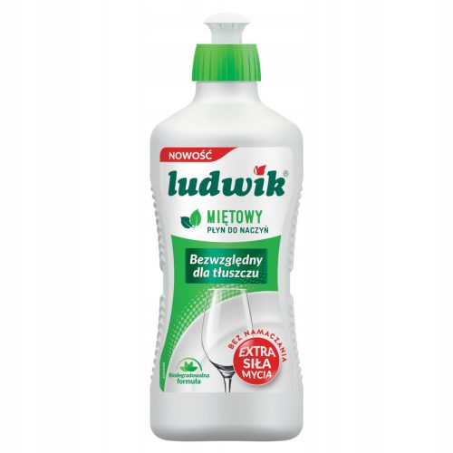  LUDWIK Sredstvo za pranje posuđa 900ml MINT (miris mente 900g)