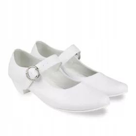 Bijele cipele za prvu pričest za djevojčice KBD-902 - 35