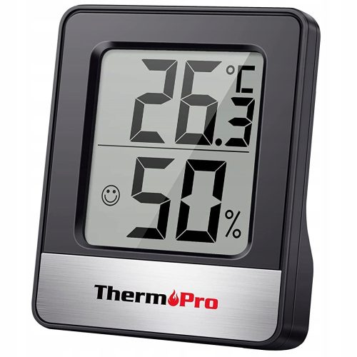 ThermoPro TP-49B Termometar i higrometar crna