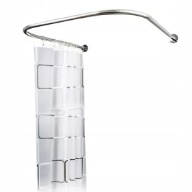 Zavjesni set za tuširanje KAHEPO 90-130 x 22 mm siva