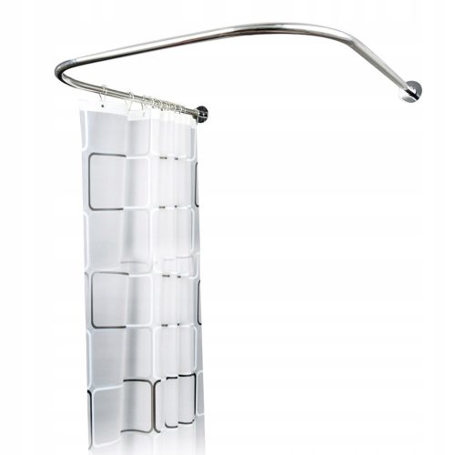 Zavjesni set za tuširanje KAHEPO 90-130 x 22 mm siva