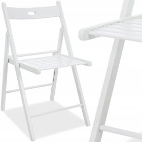 Stolica Signal, hrast, bijela boja, 1 kom.