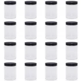Set staklenki za začine PET 100ml 16 kom.