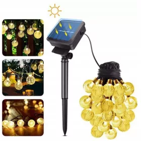   Solarna girlanda za vanjsko uređenje s 40 LED svjetiljki u dužini od 7 metara. Savršena za ukrašavanje pergola, terasa i balkona. Ova girlanda radi na solarno napajanje, s toplom bijelom svjetlošću i 